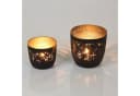Casa Moro Windlicht Teelichthalter 2er Set Schwarz Industrial Look Bild 3