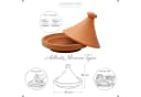 Casa Moro Tajine Schmortopf 30 cm Naturbelassen Bild 3