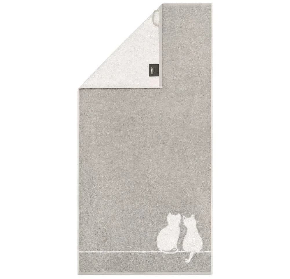 Cawö Handtuch Cute Cats Edition You & Me 6263-76, 100% Baumwolle