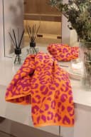 Cawö Handtuch Two-Tone Leo pink Leoparden-Look Bild 1