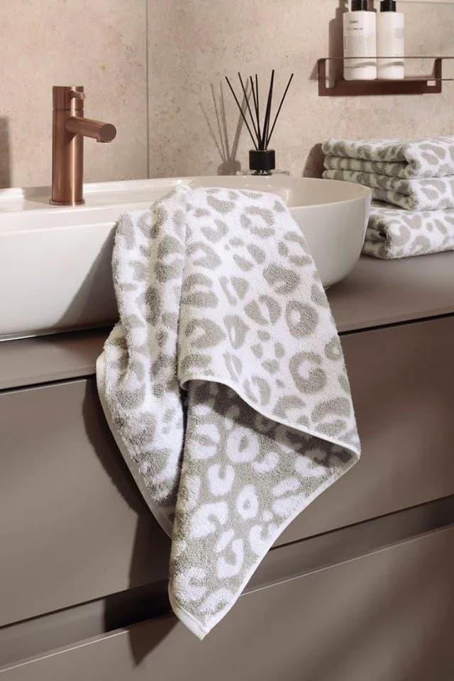 Cawö Handtuch Leo Platin 100% Baumwolle Two-Tone Design - Bild 3