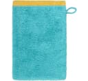 Cawö Handtuch Lifestyle Splash 7071 Türkis/Apricot 100% Baumwolle Bild 2
