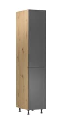 ROYAL24_MARKT Hochschrank Nexa D40SP Grau Modern Bild 2