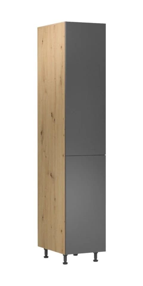 ROYAL24_MARKT Hochschrank Nexa D40SP Grau Modern - Bild 2