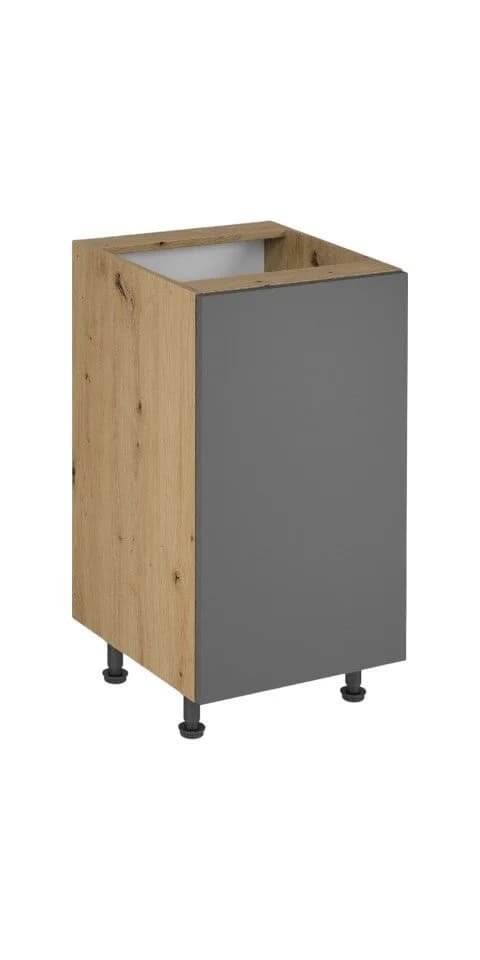 ROYAL24_MARKT Unterschrank Nexa D45 Modern Beige Eiche Push-to-Open - Bild 2
