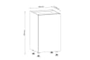ROYAL24_MARKT Unterschrank Nexa D45 Modern Beige Eiche Push-to-Open Bild 3