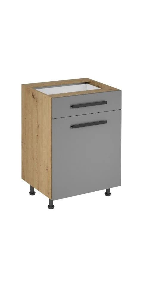 ROYAL24_MARKT Unterschrank Nexa D60S1 Beige Selbstschließung - Bild 2