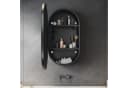 SONNI Badezimmerspiegelschrank Oval mit dreifarbigem Licht, beschlagfrei Bild 3