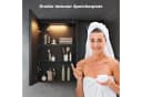 SONNI Badezimmerspiegelschrank mit Anti-Beschlag-Funktion Schwarz Bild 5