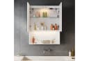 SONNI Spiegelschrank Hängeschrank 60x75cm mit LED und Antibeschlag Bild 3