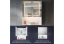 SONNI Spiegelschrank Hängeschrank 60x75cm mit LED und Antibeschlag Bild 5