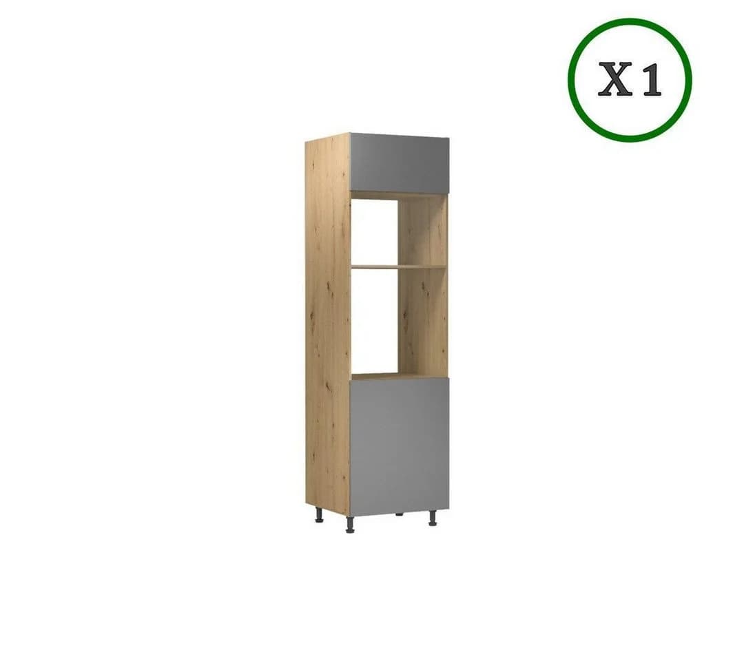 ROYAL24_MARKT Küchenzeile K18-G400 Langen 400 cm Beige/Grau MDF - Bild 5