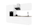 ROYAL24_MARKT Küchenzeile K57-G320 Aspen Hochglanz Grau/Weiß 320 cm Bild 4