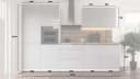 ROYAL24_MARKT Küchenzeile K57-G320 Aspen Hochglanz Grau/Weiß 320 cm Bild 5