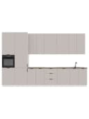 ROYAL24_MARKT Küchenzeile K58-G400 L Weiß/Beige Modern Bild 1