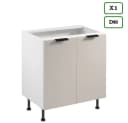 ROYAL24_MARKT Küchenzeile K58-G400 L Weiß/Beige Modern Bild 5