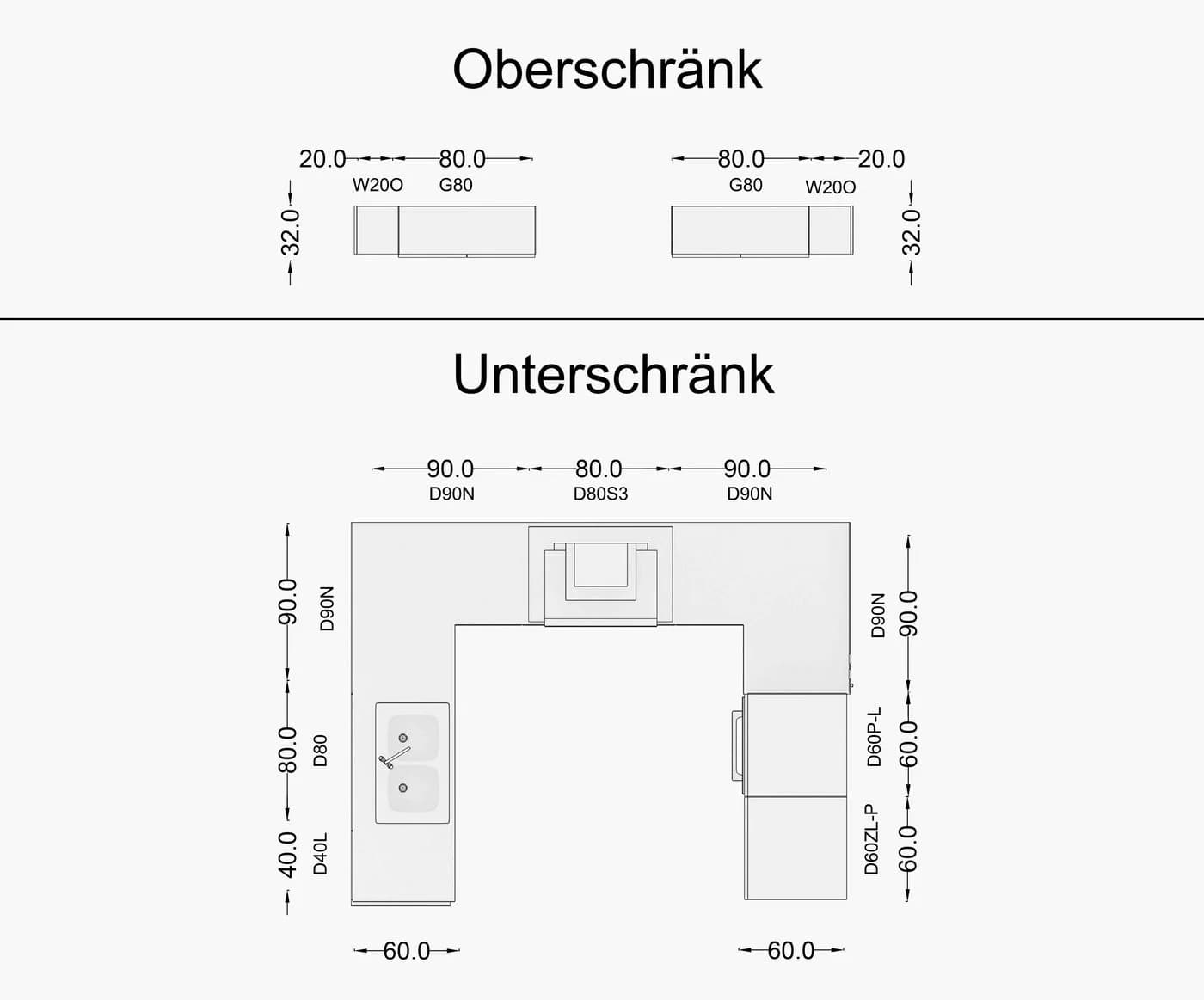 ROYAL24_MARKT Winkelküche Aspen Komplett-Set Grau-Weiß Hochglanz - Bild 5
