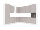 ROYAL24_MARKT Winkelküche Sorento Beige/Weiß Matt Modern Bild 1