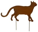 Posiwio Gartenstecker Beetstecker Katze Rostoptik Bild 2