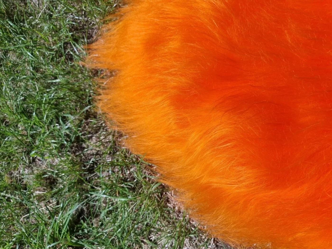 Provellus Fellteppich Premium Island Lammfell Orange Rund - Bild 3
