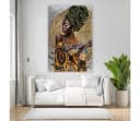 Artedinoi Leinwandbild Afrikanische Frau Colour Style Modern Bild 1