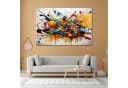 Artedinoi Leinwandbild Abstrakt Bunt Kunstdruck XL Wanddeko Bild 3