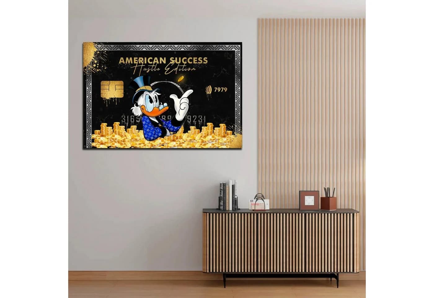 Artedinoi Leinwandbild Duck Hustle Pop Art Kunstdruck - Bild 3