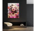 Artedinoi Leinwandbild Marilyn Pop Art abstrakt XL Deko Bild 1