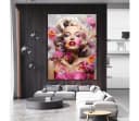 Artedinoi Leinwandbild Marilyn Pop Art abstrakt XL Deko Bild 3