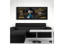 Artedinoi Leinwandbild Pop Art Duck 100 Dollar Schein Modern Bild 1