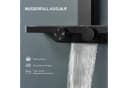 HOMELODY Duschsystem Thermostat Glasablage Schwarz Matt Bild 5