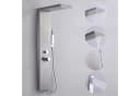 HOMELIVE Duschsystem Duschpaneel Regendusche 4-Funktion Edelstahl Bild 1