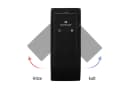 HOMELIVE Waschtischarmatur Schwarz Wasserfall-Design Bild 1