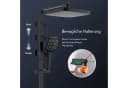 HOMELODY Duschsystem mit Thermostat & Duschablage Schwarz - 2 Strahlarten, Hand- & Kopfbrause, höhenverstellbar, 38 °C Sicherheitssperre Bild 5