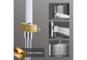 HOMELODY Duschsystem Chrom Regendusche Duschset ohne Armatur Bild 1