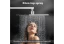 HOMELODY Duschsystem Chrom Regendusche Duschset ohne Armatur Bild 4