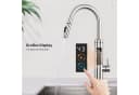 HOMELODY Küchenarmatur mit LED-Display, ausziehbarer Brause & Sofortheizung, 360° drehbare Touch-Steuerung Bild 4