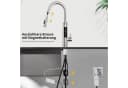 HOMELODY Küchenarmatur mit LED-Display, ausziehbarer Brause & Sofortheizung, 360° drehbare Touch-Steuerung Bild 5