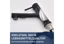 HOMELODY Waschtischarmatur Bad Schwarz Wasserhahn Ausziehbar Brause Mischbatterie Küche Spültischarmatur ausziehbarer Auslauf Bild 5
