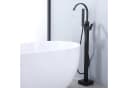 HOMELODY Wannenarmatur Schwarz freistehende Wannenarmatur Messing Bild 2