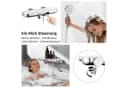 HOMELODY Duschsystem Badewannenarmatur mit Ablage 370 mm und 3-Funktions-Handbrause Bild 3