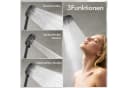 HOMELODY Duschsystem Badewannenarmatur mit Ablage 370 mm und 3-Funktions-Handbrause Bild 5