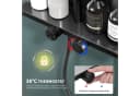 HOMELODY Duschsystem mit Thermostat und Glasablage in Schwarz, 3 Strahlarten, 12 Zoll Regendusche Bild 1