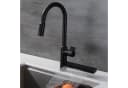 HOMELIVE Küchenarmatur Schwarz Ausziehbar 360° Drehbar Bild 2