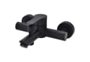 HOMELIVE Badewannenarmatur Schwarz Wandarmatur mit Umsteller Bild 1