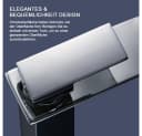 HOMELODY Waschtischarmatur Edelstahl Wasserfall Chrom Bild 3