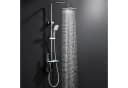 HOMELODY Duschsystem Duscharmatur Komplettset mit Glasablage Regendusche Bild 2