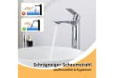 HOMELODY Waschtischarmatur Hohe Auslaufhöhe Chrom Bild 4