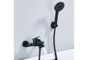 HOMELIVE Duschsystem Duscharmatur Set Schwarz mit 4-strahliger Handbrause Bild 2