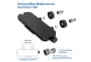 HOMELIVE Duscharmatur Schwarz mit Glasablage & schwenkbarem Auslauf Bild 5